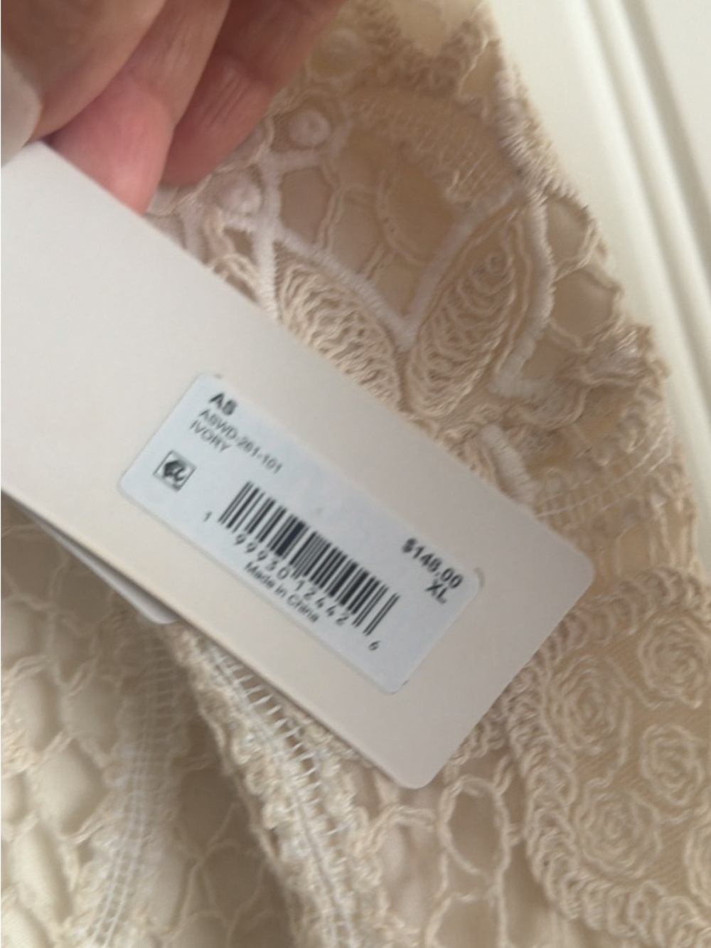 Altar'd State Lace Maxi Slip Dress — Beige - Picture 3 of 4